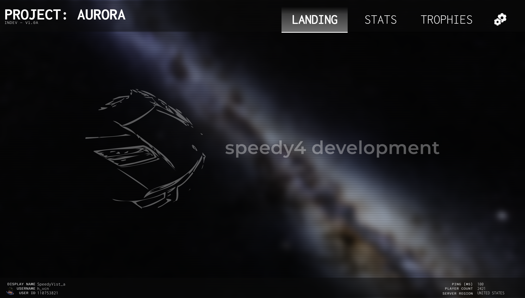 [UNFINISHED] Aurora landing page.