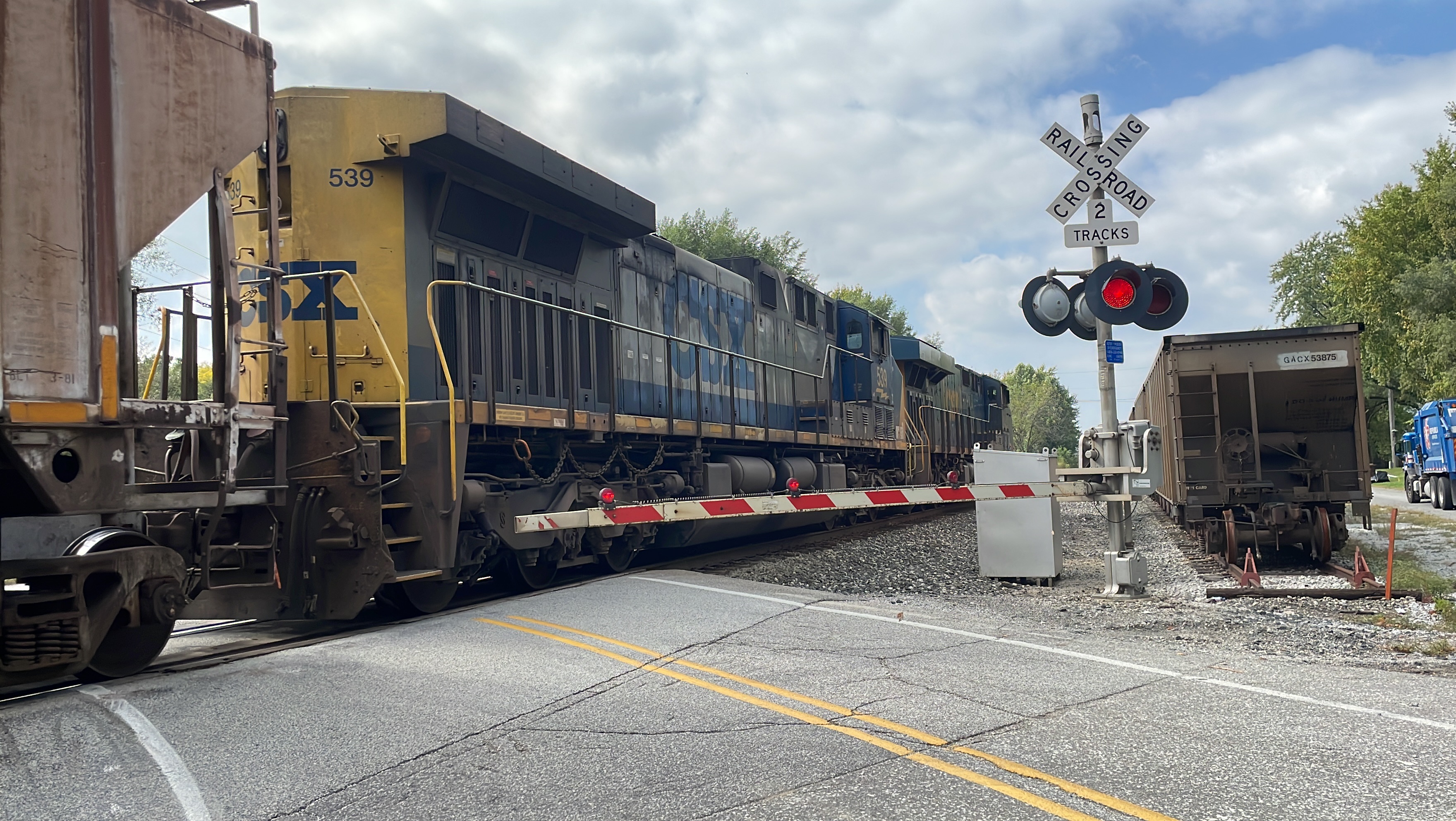 CSX #539, an AC4400CW. September 29, 2023.