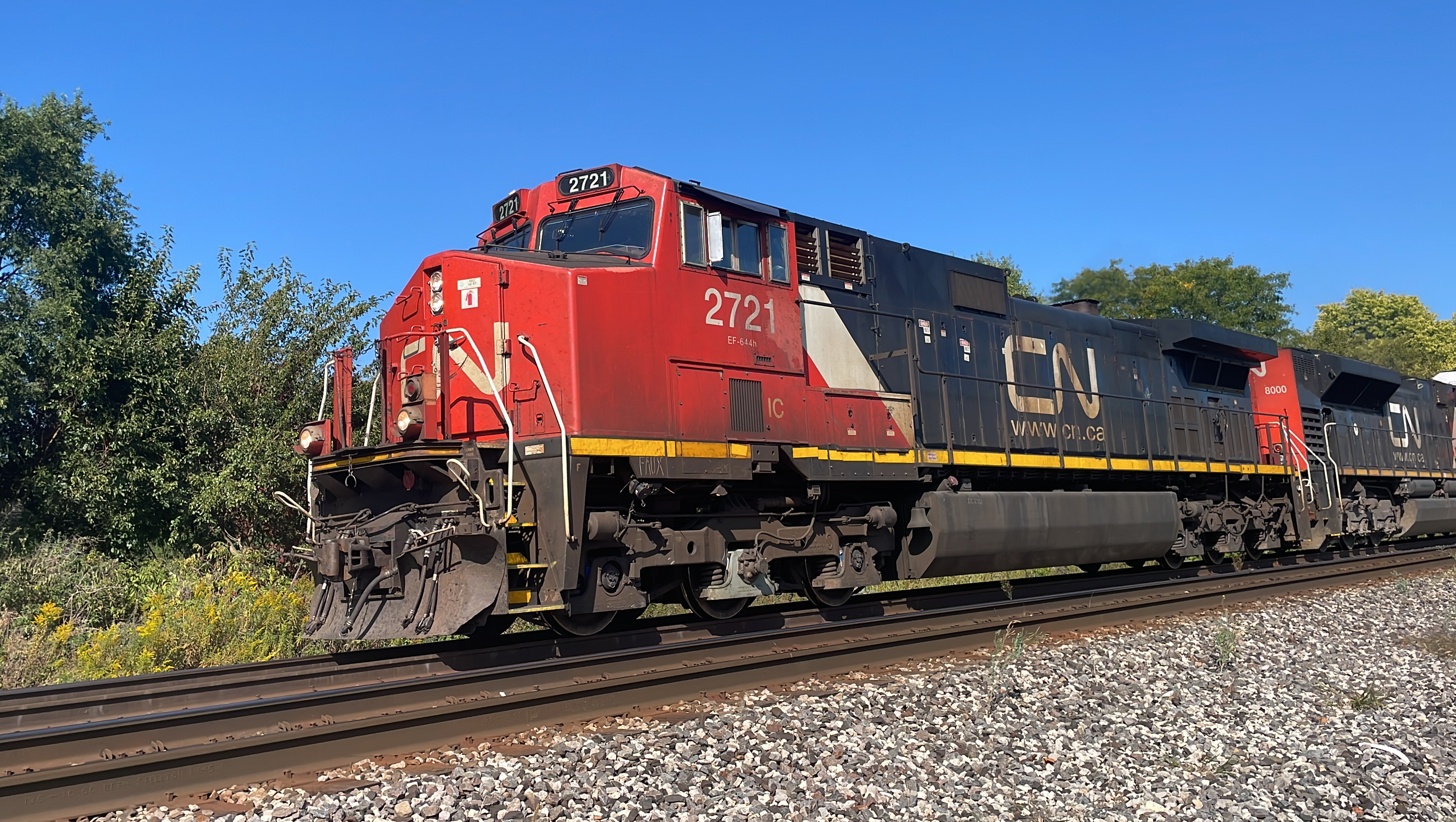 IC #2721, a C44-9W. September 15, 2024.
