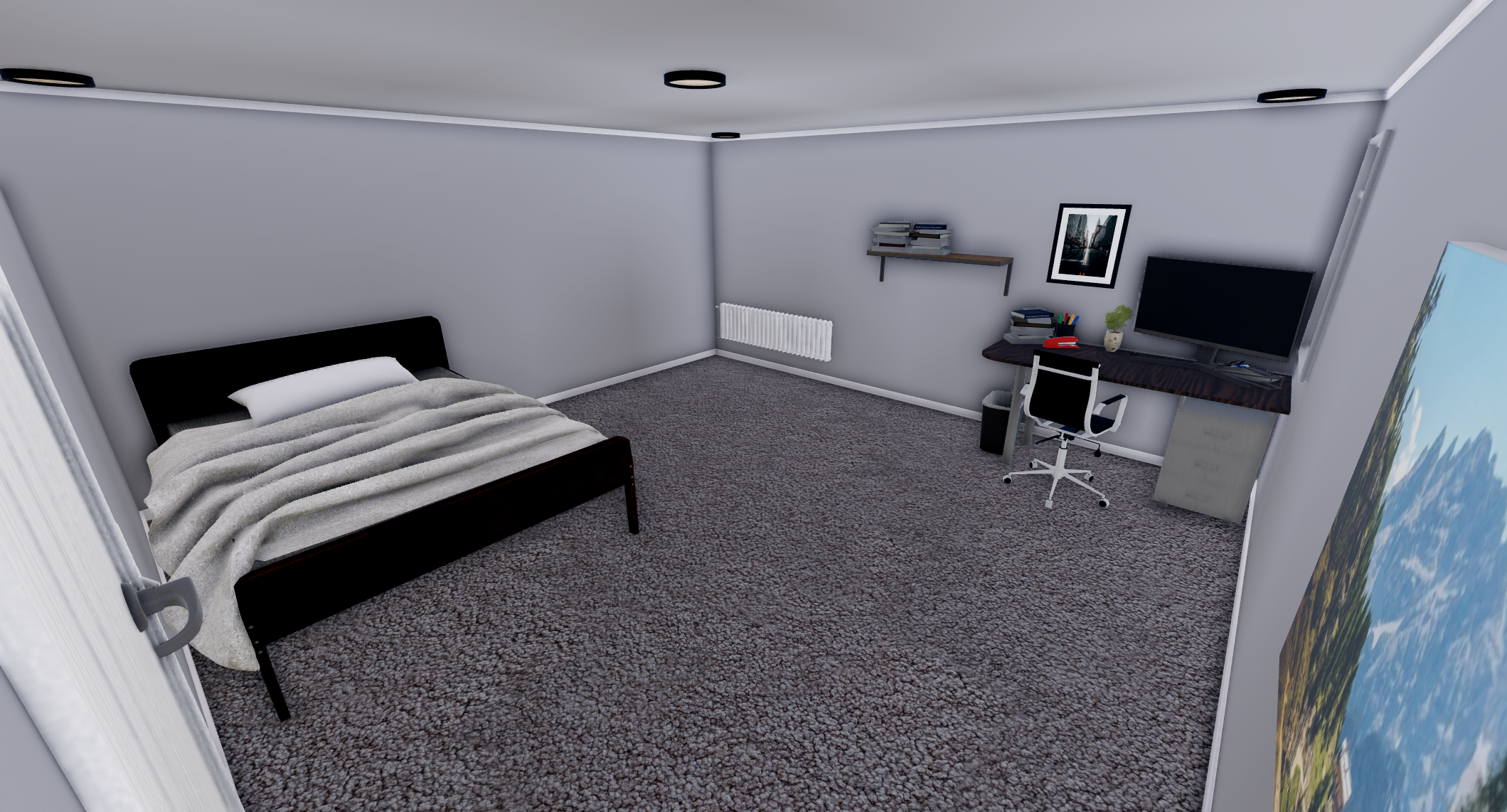 Auxiliary bedroom.