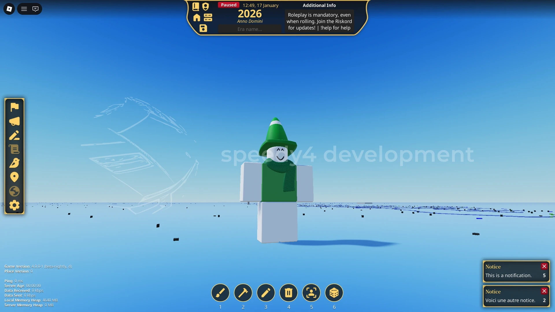 The standard HUD.