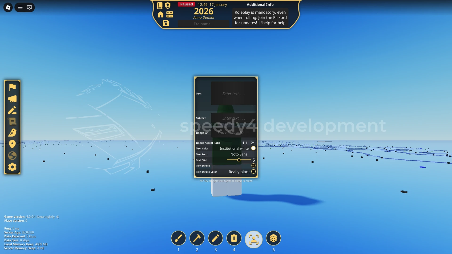 Modify sprites (custom items) using this tool.