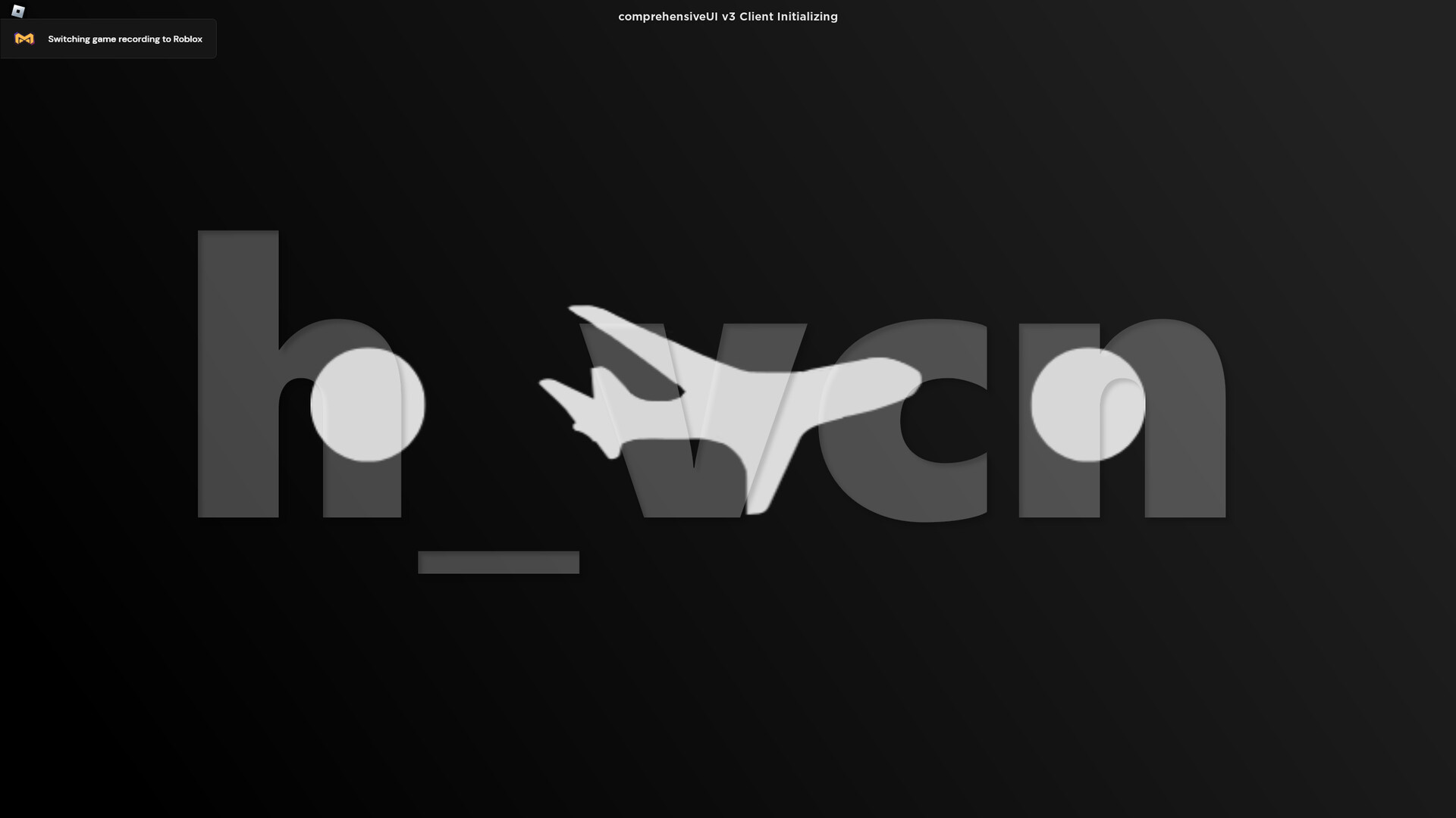 Logo screen.